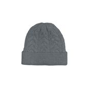 ONLY Kadın ONLANNA LIFE CABLE KNIT BEANIE CC Şapka, Dark Grey Melange, Tek Beden