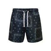 Only & Sons Onsbasıle Lıfe Swım Short Aop Cs Erkek Siyah Deniz Şortu - 22035603