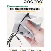 Onomo Life Buğu Önleyici Gözlük Temizleme Bezi-1 Adet Tekrar Kullanılabilir