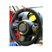 Opel Astra H Uyumlu Kırmızı Yüzüklü Alkantra Direksiyon Kılıf