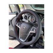 Opel Astra J Uyumlu Deri Dikmeli Direksiyon Kılıfı Soft Kırmızı Ipli 10.5cm A+ Plus