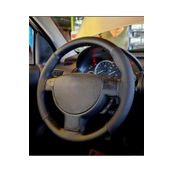 Opel Combo Uyumlu Dikmeli Direksiyon Kilifi Noktali-Soft Siyah ( 38×105Cm)