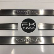 Opel Corsa-C 2000-2006 4 Parça Krom Kapı Eşiği