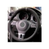 Opel Corsa D Uyumlu Alkantara Nubuk Dikmeli Direksiyon Kilifi Gri Yuzuklu