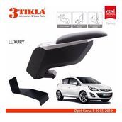 Opel Corsa E 2015 2018 Çelik Ayaklı Siyah Kol Dayama Kolçağı