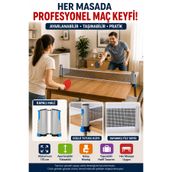 OpenCity Ayarlanabilir Çekilebilir Masa Tenisi Filesi 175 cm Portatif Ping Pong Ağı Her Masaya Uyumlu Pratik!
