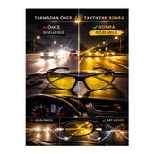 Optic Master Antifar Gece Sürüş Gözlüğü / Gece Görüş Gözlüğü Model 8813