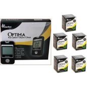 Optima 1 Adet Şeker Ölçüm Cihazı + 5 Kutu Strip (50'li) Hızlı Sonuç ve Kullanım Kolaylığı