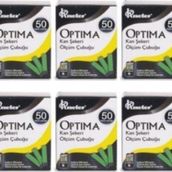 Optima 10x50'li Kan Şekeri Ölçüm Çubuğu