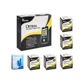Optima Şeker Ölçüm Cihazı + 250 Strip + Lanset 100'lü