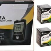 Optima Şeker Ölçüm Cihazı ve 4x50'li Kan Şekeri Ölçüm Çubuğu