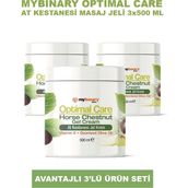 Optimal Care At Kestanesi Jeli, Masaj Kremi 500 ml (3 Adet x 500 Ml)