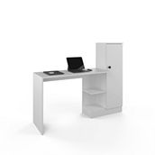 Opus Ofis / Çalışma Masası - Dolaplı, Beyaz Antrasit
