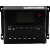 Or-Tec 12-24V Otomatik 10A Pwm Solar Şarj Kontrol Cihazı - Şarj Regülatörü LCD Ekranlı