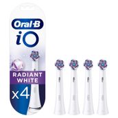 Oral-B 4'lü Radiant White Beyaz Diş Fırçası Yedek Başlığı