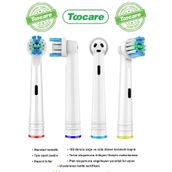 Oral-B EB20P 4 Adet Uyumlu Şarjlı Diş Fırçası Yedek Başlık