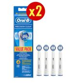 Oral-B Precision Clean 8'li Diş Fırçası Yedek Başlığı