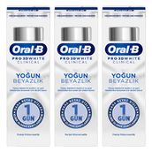 Oral-B Pro 3D White Clinical Yoğun Beyazlık 3x75 ml Diş Macunu