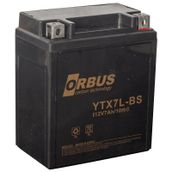 Orbus 12 V 7 Amper YTX7L-BS Elektrikli Karbon Bisiklet Aküsü