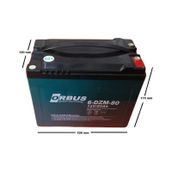 Orbus 12 V 80 Ah Amper Elektrikli Bisiklet Aküsü