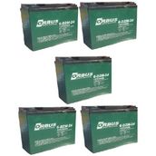 Orbus 12V 24 Amper (Dik) Elektrikli Bisiklet Aküsü 5'lü Paket