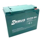 Orbus 12V 80AH Jel Elektrikli Bisiklet Aküsü 2025 Modeli Yüksek Performanslı Güç Kaynağı