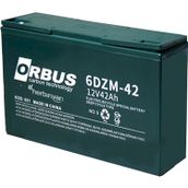 Orbus 270 x 77 x 170 mm 6DZM42 12 Volt 42 Amper Elektirikli Bisiklet Aküsü