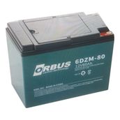 Orbus 6DZM-80 12 Volt 80 Amper Elektrikli Bisiklet Aküsü