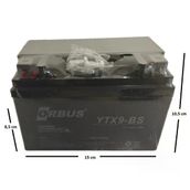 Orbus YTX9-BS 12 V 9A Motosiklet Aküsü