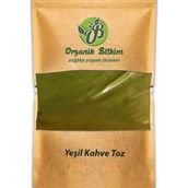 Organik Bitkim 1 kg Toz Yeşil Kahve