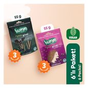 Organik Vegan Tuzlu Grissini Atıştırmalık Paketi - 6 Adet (2 Çeşit)
