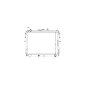 Ori Bmz035026 Radyatör Brazing Mazda E2200 Mek 377X538x26 -