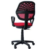 Orianna Design Fileli Kırmızı Ofis Çalışma Koltuğu