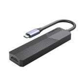Orico Type-C Bağlantılı PD55W 2 USB Portlu HDMI Type-C TF SD Siyah Docking Station