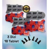 Orijinal Hardon 130 Mg 6'Li X 3 Dizi Sildenafilla Hap Gecikme Destekleyici Performanss Takviye Tablet