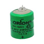 Orion 3.6V 280 mAh Ni-Mh 3 Bacaklı Şarj Edilebilir Buton Pil