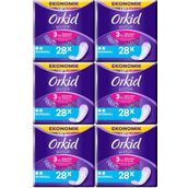 Orkid Günlük Koruma Normal 6x28 Adet Hijyenik Ped