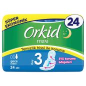 Orkid Maxi Hijyenik Gece Süper Ekonomik Paket 24 lü Ped