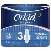 Orkid Platinium Gece 6'lı Hijyenik Ped