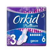 Orkid Platinum Gece 6 Adet Hijyenik Ped