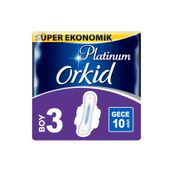 Orkid Platinum Gece Ekonomik 10 Adet Hijyenik Ped