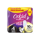 Orkid Platinum Gece Ekstra Boy 4 20 Adet Hijyenik Ped