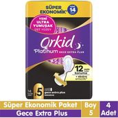 Orkid Platinum Gece Ekstra Plus 4x14 Adet Ped