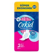 Orkid Ultra Ekstra Hijyenik 22 Adet Uzun Süper Ekonomik Ped