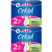 Orkid Ultra Extra Koruma Uzun 7x2 Adet Hijyenik Ped