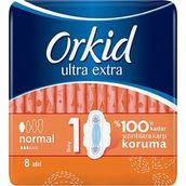 Orkid Ultra Extra Normal 8li 12 Adet Hijyenik Ped