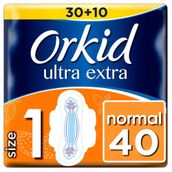 Orkid Ultra Extra Normal Dev Ekonomi Paketi 40 Adet Hijyenik Ped