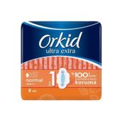 Orkid Ultra Extra Normal Tekli Paket 8x24 Adet Hijyenik Ped