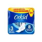 Orkid Ultra Gece Gündüz Boy 3 24 Adet Hijyenik Ped