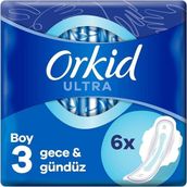 Orkid Ultra Gece Gündüz Boy 3 6 Adet Hijyenik Ped